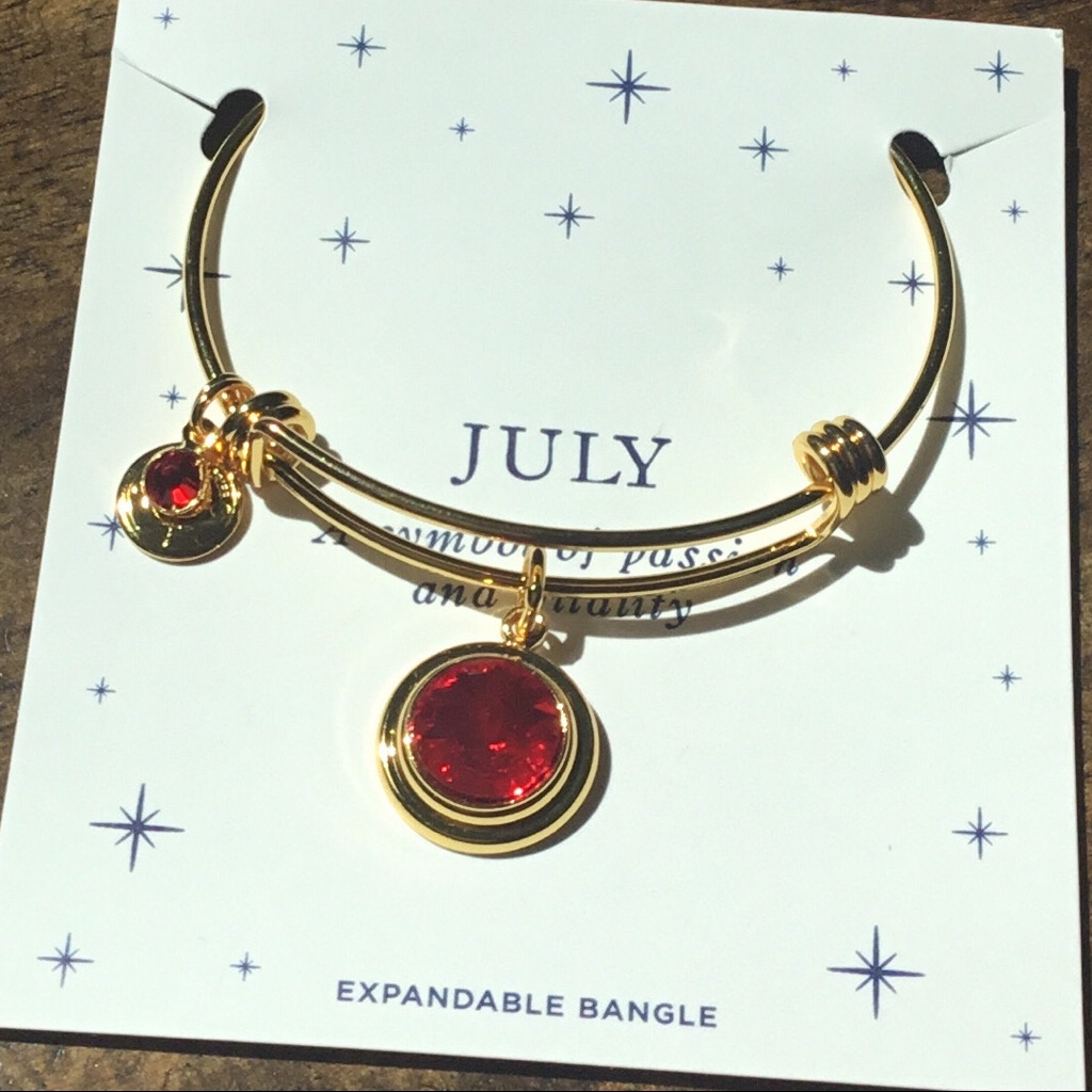 Alex And Ani Halos & Glories July Birthstone Bangle
